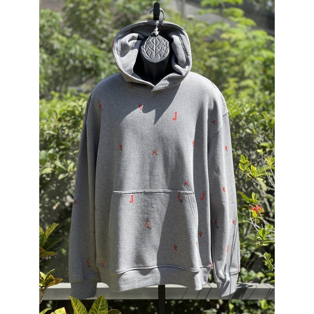 Nike Jordan Essential Statement Hoodie Grey Men's M - NWT